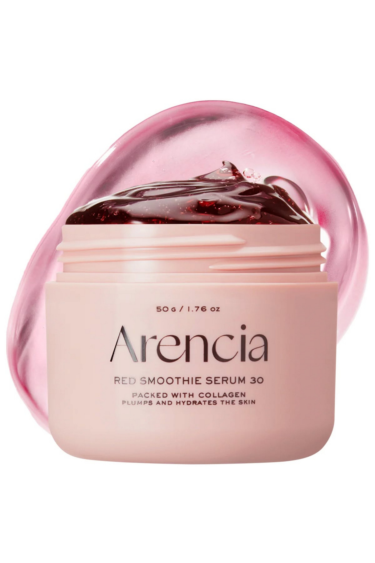 Arencia Fresh Red Smoothie Serum – Kolajen Destekleyici ve Aydınlatıcı Elastikiyet Artırıcı Serum 50