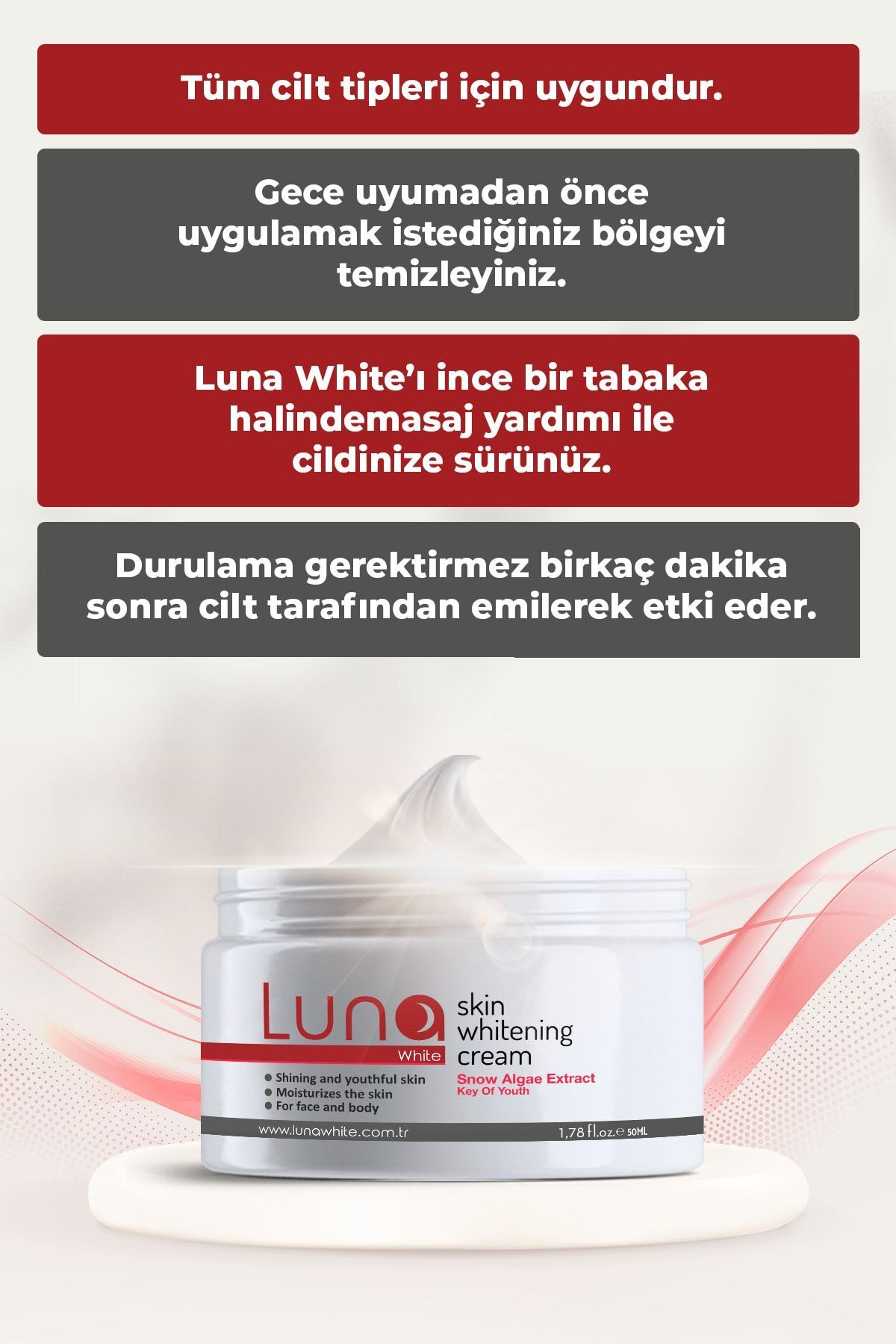 Luna White Cilt Beyazlatıcı Ve Krem - Görsel 2