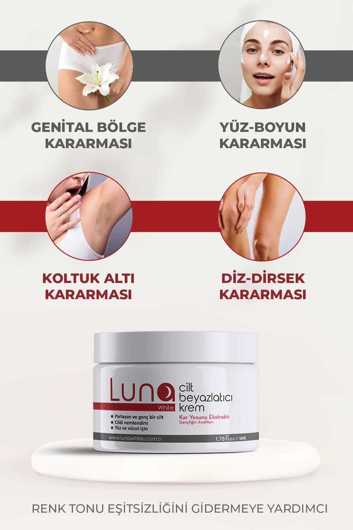 Luna White Cilt Beyazlatıcı Ve Krem - Görsel 3