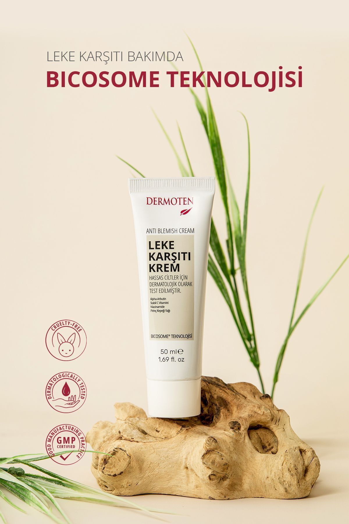 Dermoten Cilt Beyazlatıcı, Aydınlatıcı Leke Karşıtı Bakım Kremi - bicosome - Görsel 3