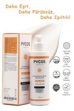 PYCOS COSMETICS Azelaik Asit %5 Cilt Bakım Kremi 200 ML Akne, Sivilce, Kızarıklık Ve Siyah Nokta Gidermeye Yardımcı