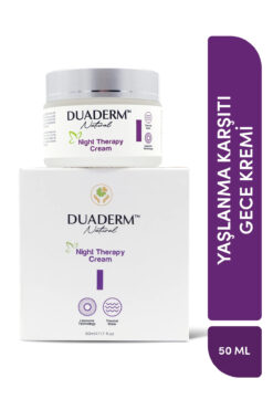 Duaderm Kırışıklık Karşıtı, Onarıcı Gece Kremi (Lipozomal Vit C & Vit A Petinyl Palmitate) 50 ml