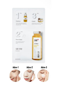 Missha 3 Aşamalı Yoğun Besleyici Maske 3 Step Nutrition Mask