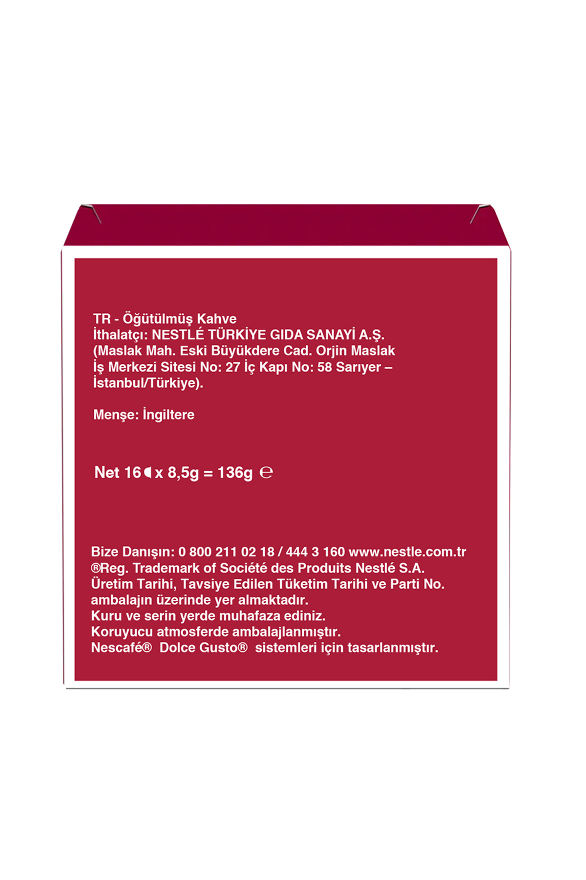 Nescafe Dolce Coffee Americano 16 Kapsül x 3 Paket - Görsel 3