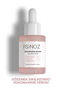 SİNOZ Gözenek Sıkılaştırıcı Sebum Dengeleyici Sivilce Karşıtı Serum Niacinamide 10% + Zinc Pca 1% 30 Ml