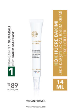 Yves Rocher Yenileyici Leke ve Yaşlanma Karşıtı Bitkisel Kök Hücre Bakımı Anti-Age Global-Vitamin C - Lokal Krem