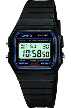 Casio F-91W-1DG ERKEK KOL SAATİ ( 2 Yıl Türkiye Tek Distribütörü Ersa Saat Garantilidir)