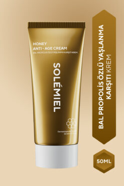 Solemiel Retinol İçeren Bal & Propolis Özlü Cilt Görünümünü Destekleyen Bakım Kremi 50 ML