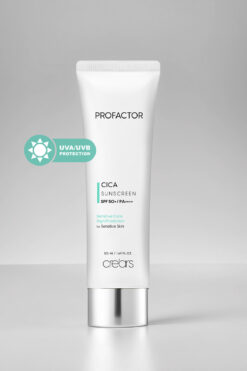 Cre'ars Hassas Cilt Tipleri için Cica İçerikli Güneş Kremi Cre'ars Profactor Cica Sunscreen SPF50+/PA++++