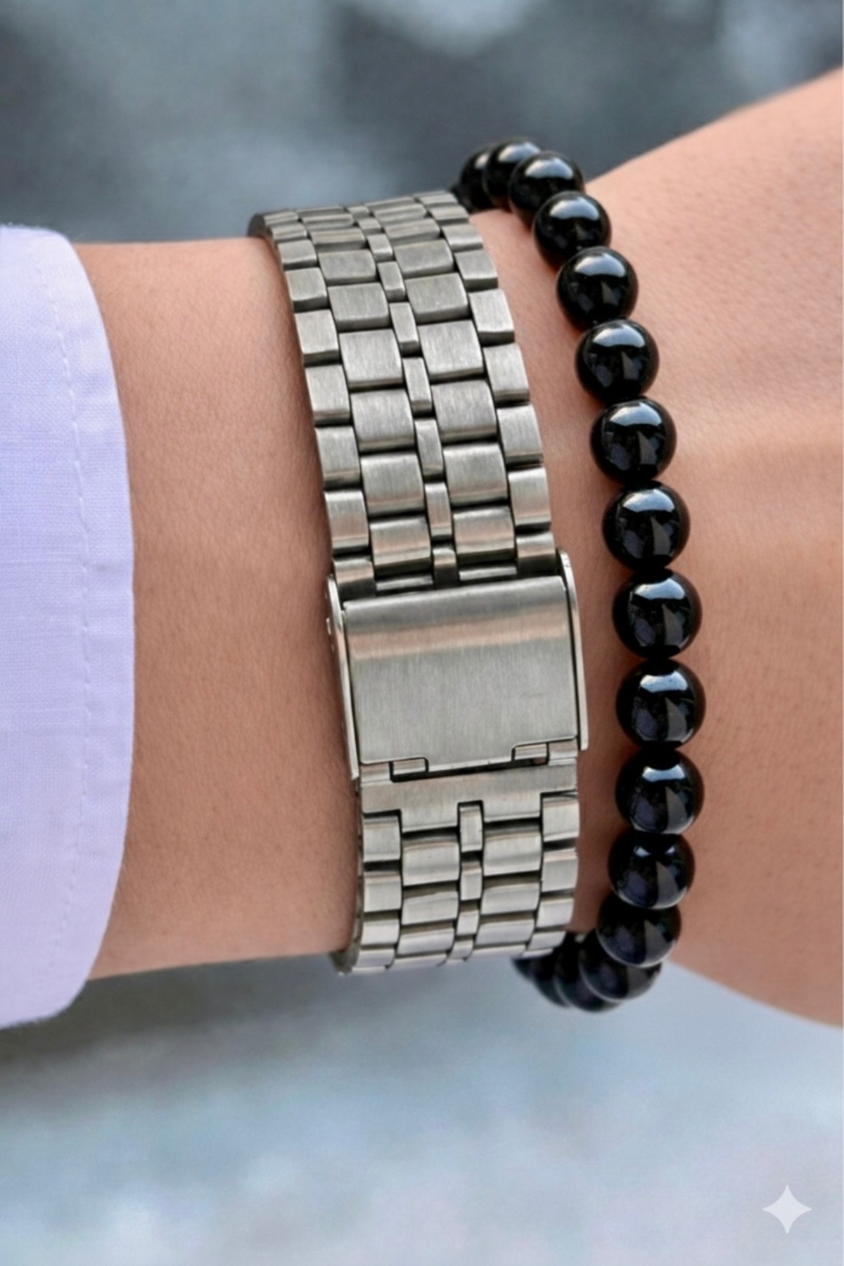 Tisaati Premium Lüks Seri Özel İnce Kasa Ve Özel Metal Kordon Takvimli Erkek Kol Saati-Bileklik Hediyeli - Görsel 2