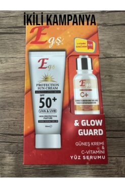 Egş DERMA delete Egş GÜNEŞ KREMİ + C VİTAMİNLİ SERUM %4 HEDİYE