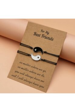 Dream Butik 2li Çift Bilekliği Yin Yang Arkadaşlık Best Friends Bileklik