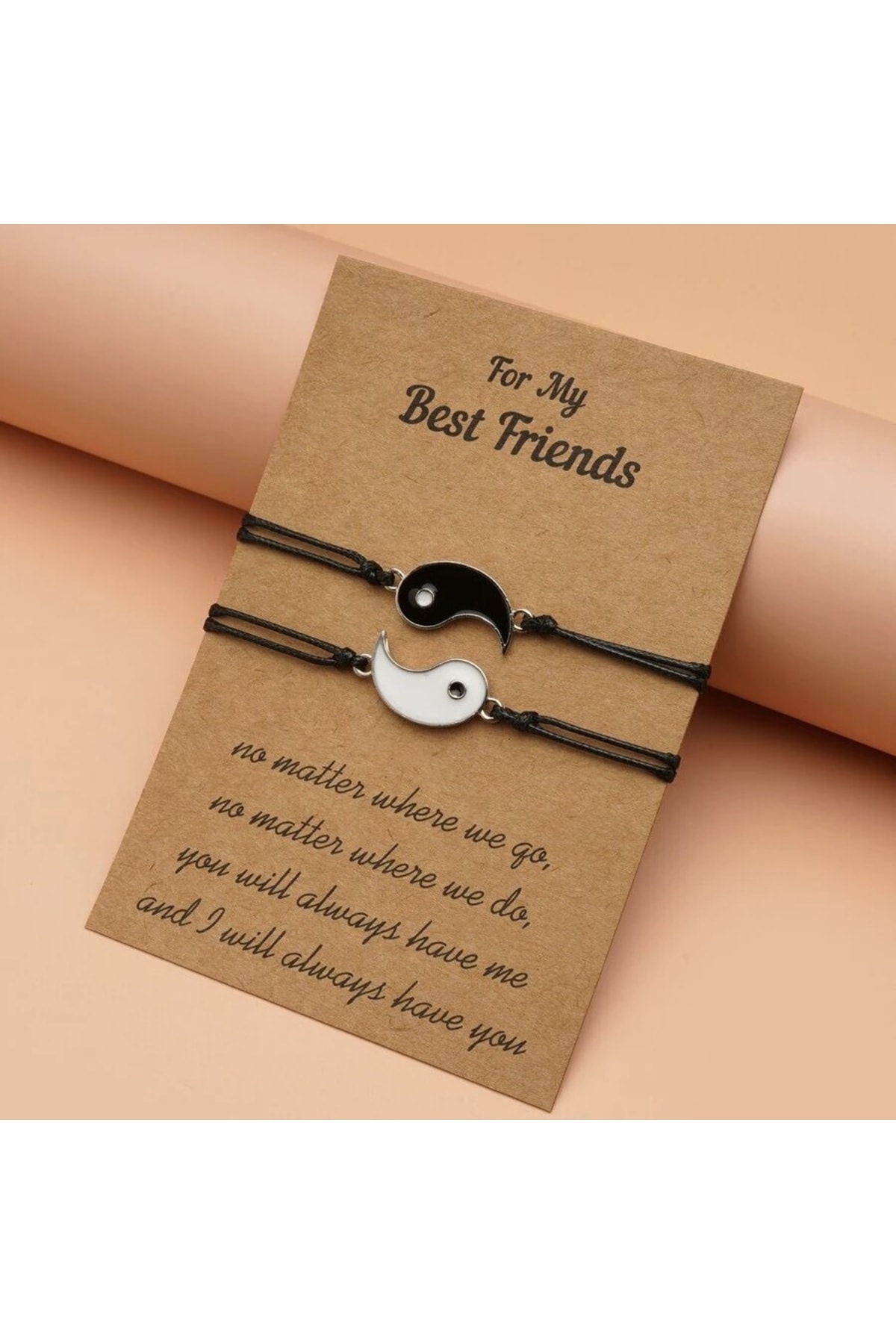 Dream Butik 2li Çift Bilekliği Yin Yang Arkadaşlık Best Friends Bileklik
