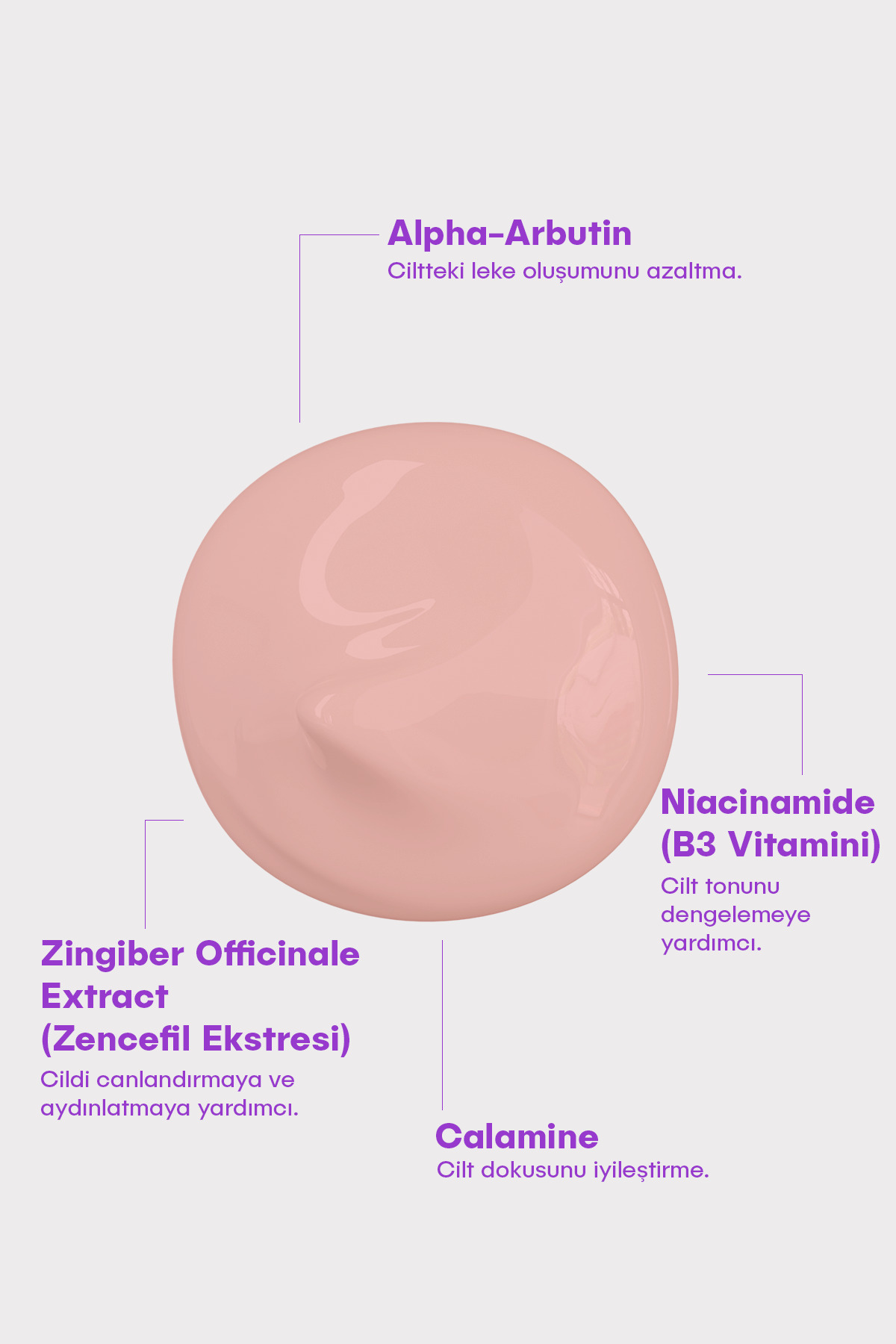 s'hevec Ton Eşitleyici, Leke Karşıtı ve Aydınlatıcı Pembe Vegan Güneş Kremi SPF50+ 50 ml Crush On Pink - Görsel 3