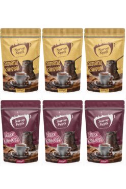SARAY KEYFİ Osmanlı Kahvesi 200 g 3 Adet+Dibek Kahvesi 200 g 3 Ader