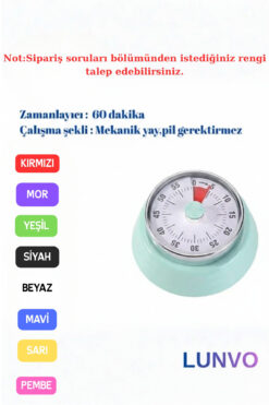 Lunvo Mutfak Saati & Sayaç-Geri Sayım/Kronometre