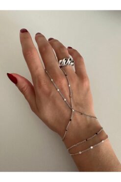 pullmarkt Ezme Zincir Gold Pullu Ince Zincir Çelik Şahmeran