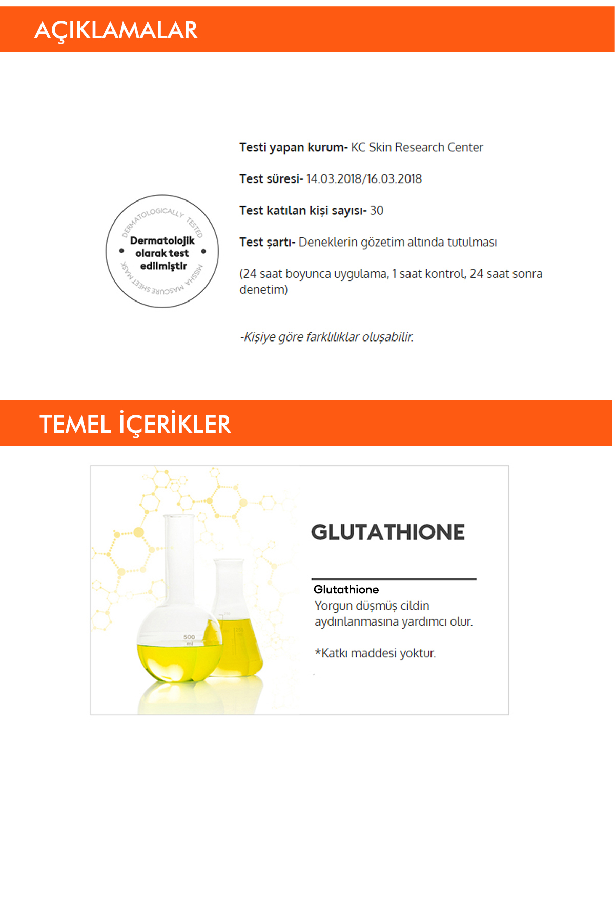 Missha Glutathione İçerikli Aydınlatıcı Yaprak Maske (1ad) Mascure Whitening Solution Sheet Mask - Görsel 3