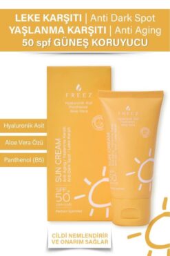 Freez Leke Ve Yaşlanma Karşıtı 50 Spf Koruyucu Güneş Kremi 50