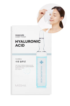 Missha Hyalüronik Asit İçerikli Nemlendirici Yaprak Maske Mascure Hydra Solution Sheet Mask (Hyaluron Acid)