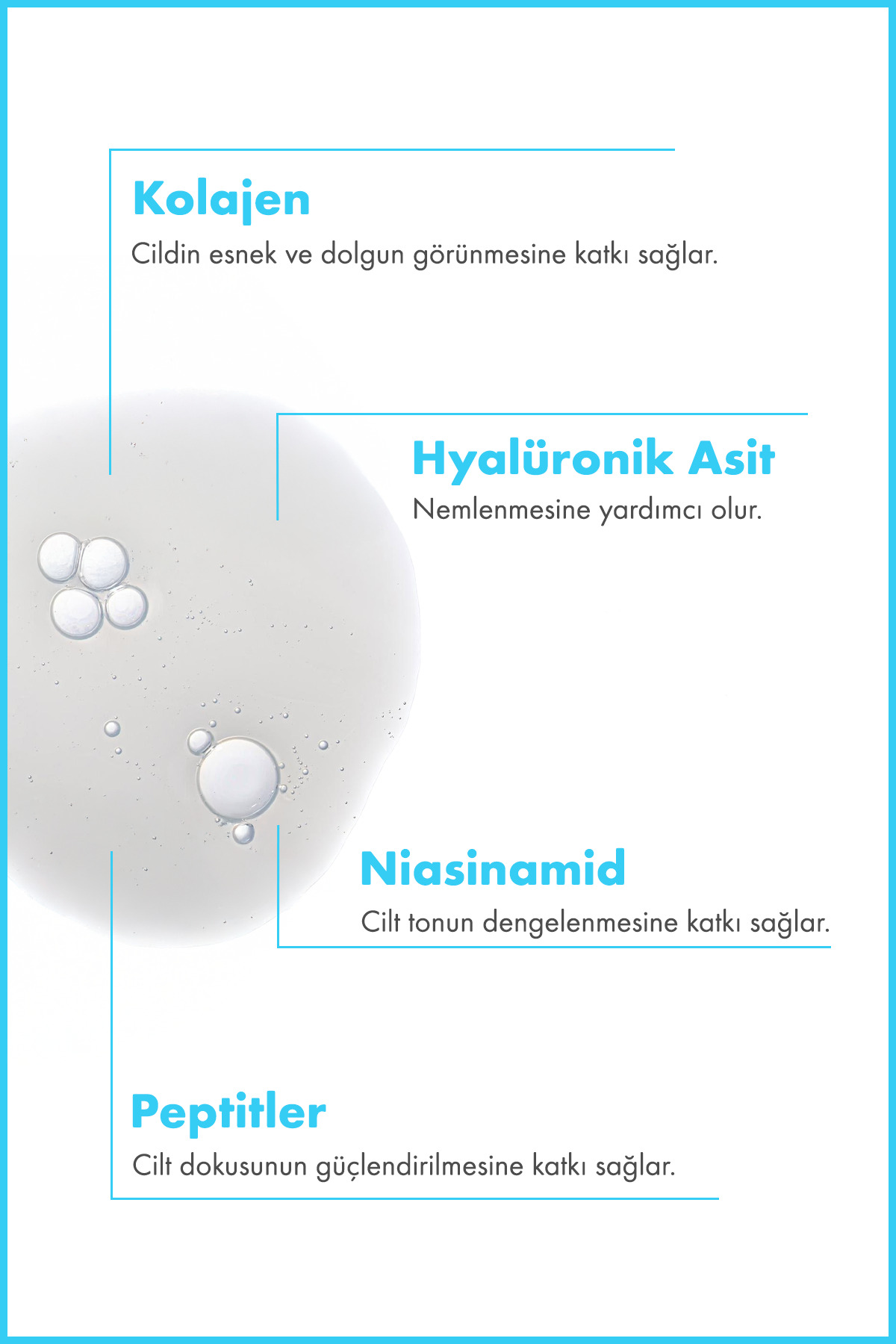 Maru.Derm Hyalüronik Asit & Kolajen Cilt Bakım Serumu 30 ML - Görsel 2