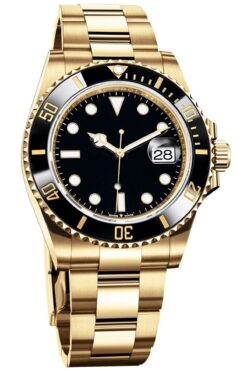 İSTLİV Erkek Rolex Modeli Gümüş - Gold Rengi Kol Saati
