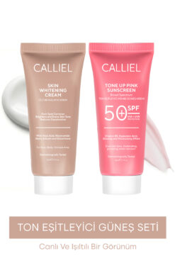 CALLİEL Aydınlatıcı, Cilt Beyazlatıcı Ve Ton Eşitleyici Güneş Bakım Seti