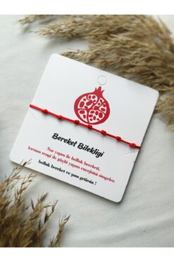 Atölye Merdiven Bereket bilekliği 7 Düğüm Nar Tanesi bileklik
