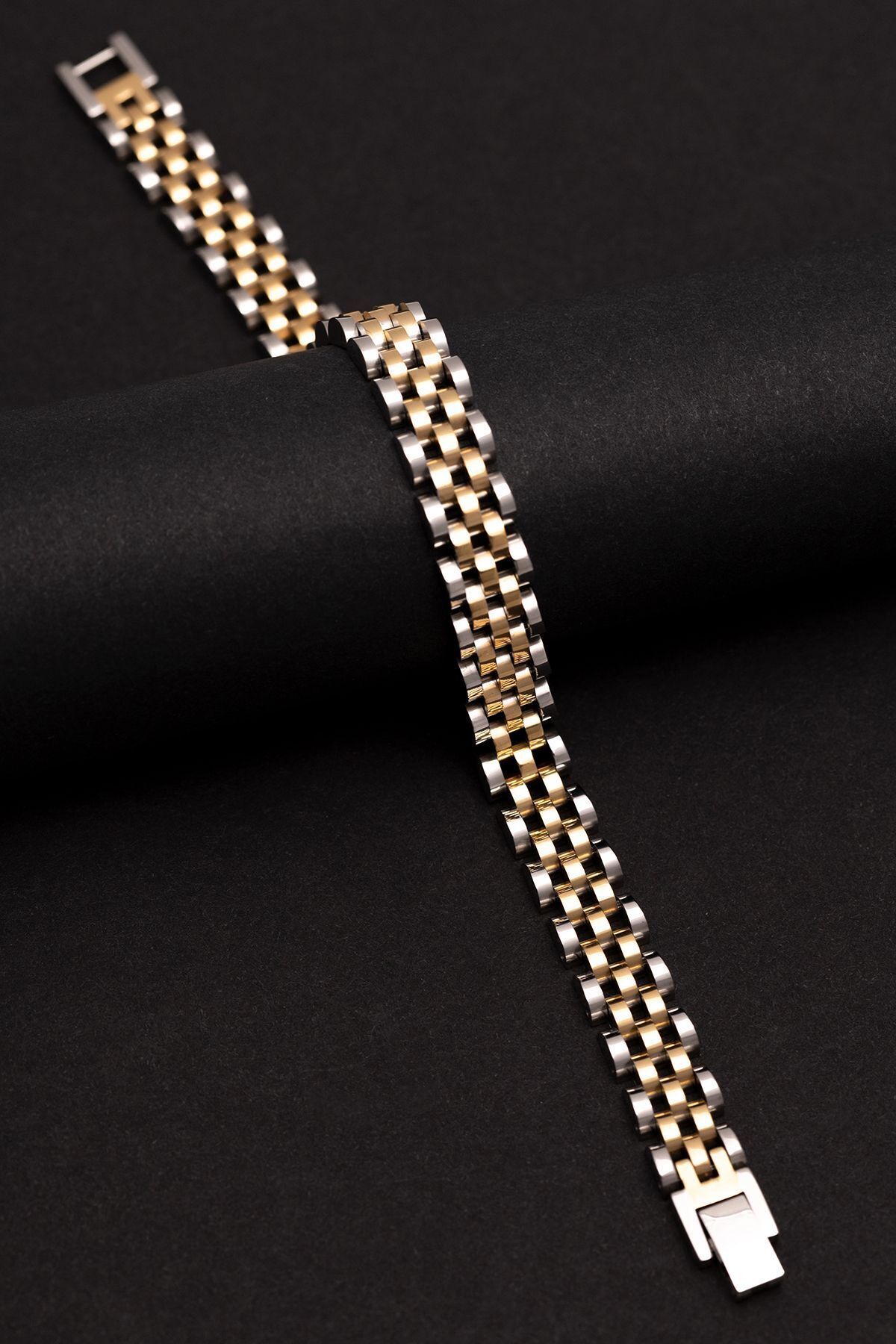 OSMANLI GÜMÜŞ Erkek Çelik Bileklik - Saat Kordonu Model Çelik Bileklik - Görsel 3