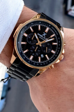 Daniel Klein %100 Orijinal Siyah Çelik Kordon Bileklik Hediyeli Tüm Fonksiyonları Aktif Erkek Kol Saati