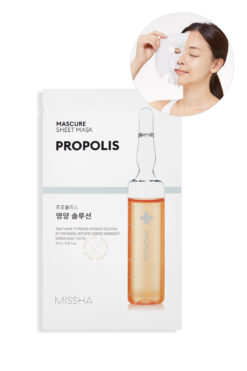 Missha Propolis İçerikli Besleyici Yaprak Maske Mascure Nutrition Solution Sheet Mask (Propolis)