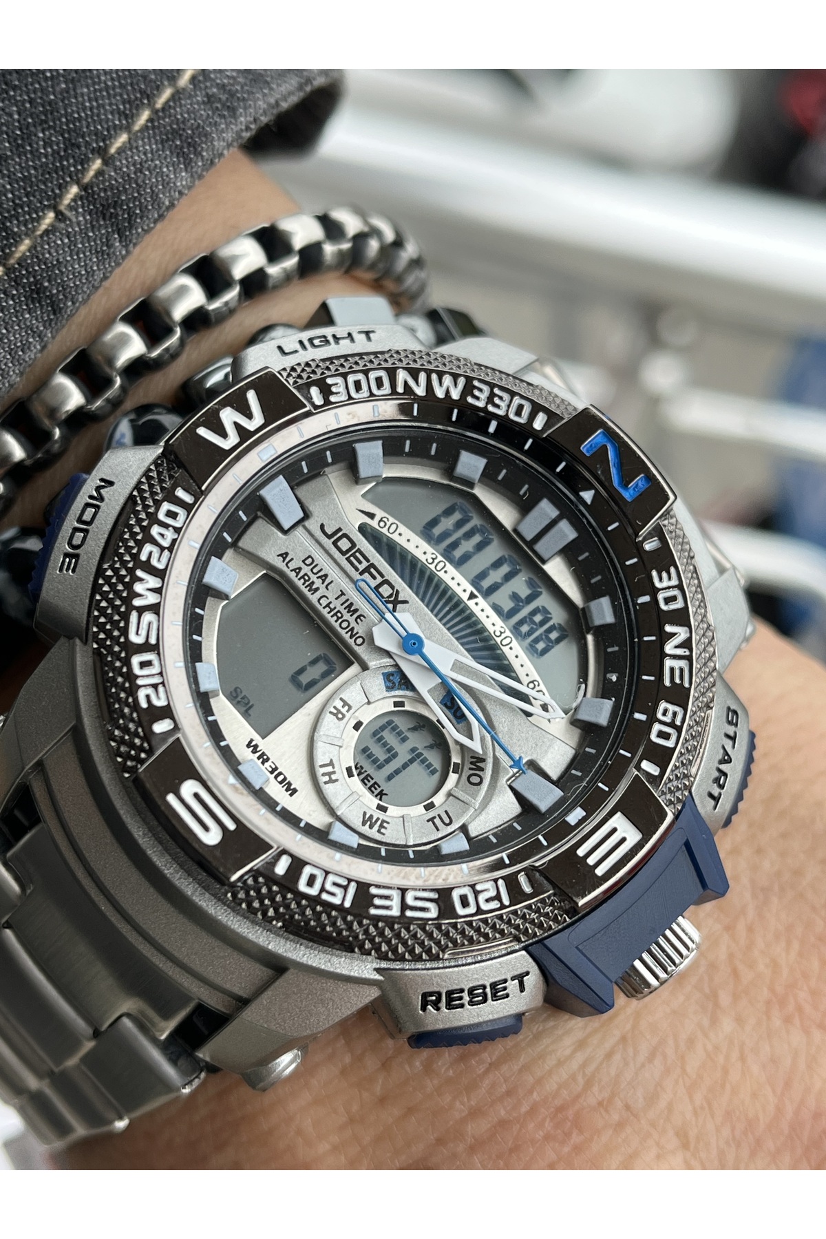 Joefox Yeni Sezon Dijital Anolog Erkek Saati - Görsel 2