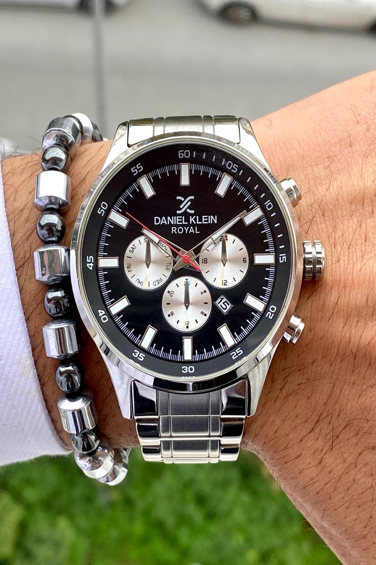 Daniel Klein Paslanmaz Çelik Kordon Erkek Kol Saati+3 Atm Su Geçirmez 2 Yıl Garantili - Görsel 3