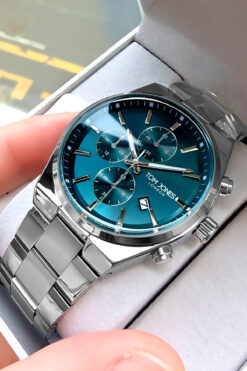 Tom Jones Erkek Kol Saati 3 Atm Su Geçirmez Gümüş Renk Çelik Kordon Agr55