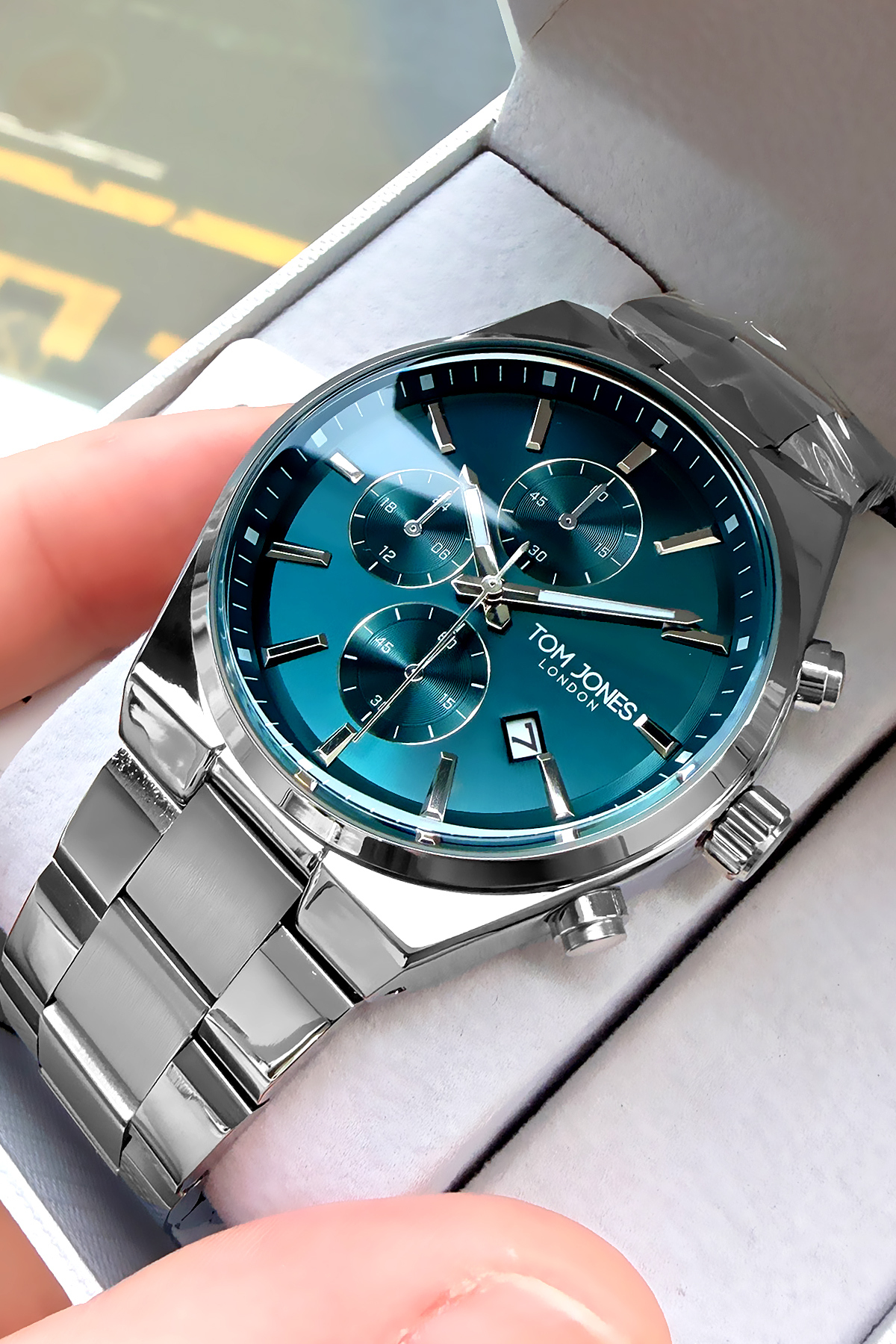 Tom Jones Erkek Kol Saati 3 Atm Su Geçirmez Gümüş Renk Çelik Kordon Agr55