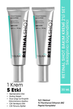 The Liva Retinal Shot Tightening Booster Krem, Sıkılaştırıcı Yüz Kremi, Gece Kremi Yenileyici 30 ml - 2 Adet