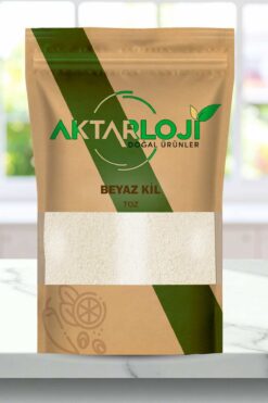 aktarloji 1 Kg Toz Beyaz Kil – Doğal Cilt, Yüz ve Saç Maskesi / White Clay Mask