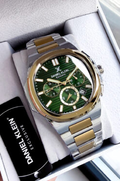 Daniel Klein Exclusive Orijinal Erkek Kol Saati 3 Atm Su Geçirmez Iki Renk Çelik Kordon Dkh4524c5