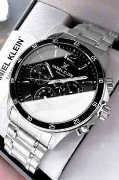 Daniel Klein Exclusive Erkek Kol Saati Su Geçirmez Paslanmaz Gümüş Renk Çelik Kordon - Dke2004c4