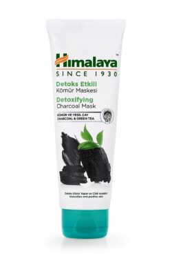 Himalaya Since 1930 Detoks Etkili Arındırıcı Yüz Maskesi, Aktif Kömür, Yeşil Çay, Parabensiz, Tüm Ciltler, 75 ml
