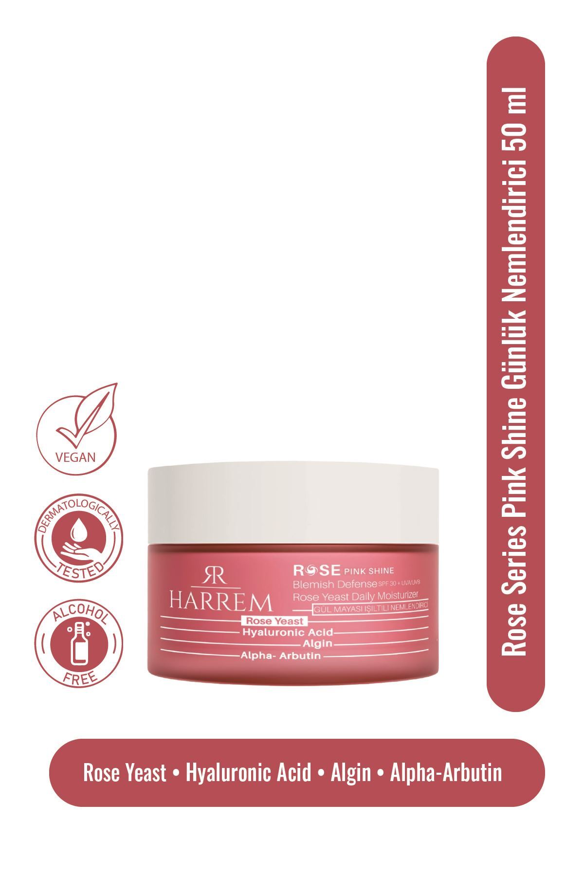 Harrem Rose Series Pink Shine Günlük Nemlendirici 50 ML