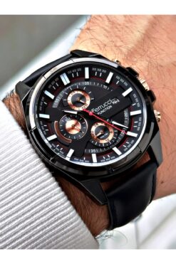 Ferrucci Function Fonksiyonlu Su Geçirmez Deri Kordon Erkek Kol Saati