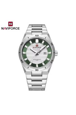 Naviforce Yeşil Beyaz Kadran Çelik Kayış Kol Saati