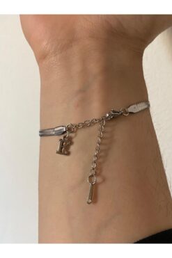 bijoux uniques E Harfli 316l Çelik Italyan Bileklik Kararmaz