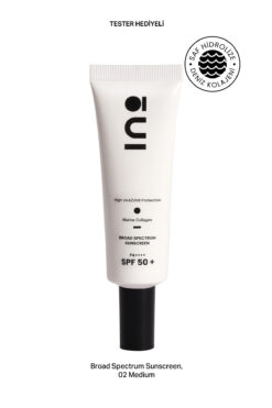 INO Beauty Nemlendirici Güneş Kremi SPF+50 02 MEDUIM Cilt Tonu Eşitleyici (Saf Kolajen)