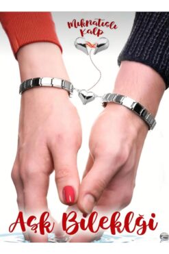 magische Mıknatıslı Aşk Bilekliği Kalp Model Sevgili Bileklik 2'li Çift Bilekliği Aşk Bilekliği