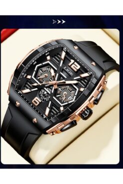 Lige Spor Multifonksiyon Lüks Tasarım Dayanıklı Erkek Kol Saati