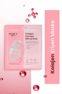 Dermal Kolajen Hydrojel Şeffaflaşan Kore Yüz Maskesi Nemlendirici Besleyici Eriyen Maske 34 gr.