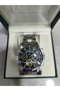 Navimarine Erkek Kol Saati - Otomatik Mekanizma Mehtaplı Ay Fazı Göstergeli Taşlı Kadran