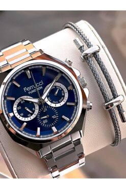 Ferrucci 2 Yıl Garantili Çelik Kordon İç Kadran Özellikleri Aktif 3 Atm Erkek Kol Saati EF.03319.2